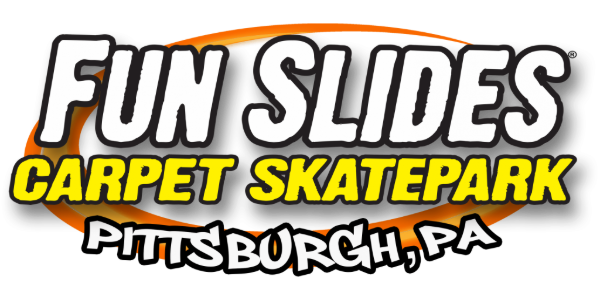 Fun Slides Carpet Skatepark Logo