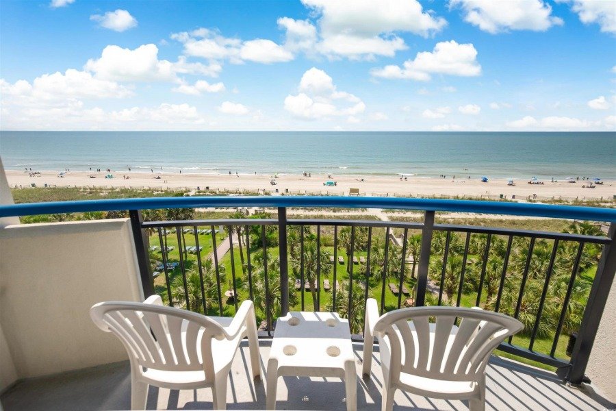 Oceanfront view from Myrtle Beach Resort