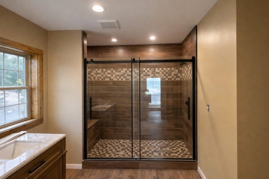 Renovated bathroom by Renovation Navigator