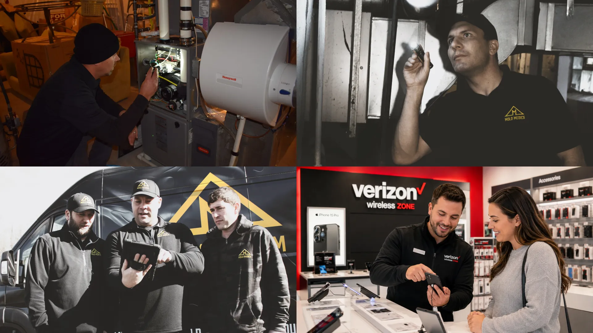 Employees working across Swack Business Group companies